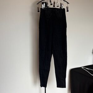 Vintage Black Skinny Jeans 1980’s 26” inseam